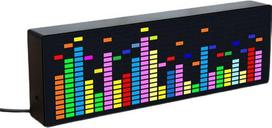 Muzikos spektro ekranas, muzikos spektro ekrano analizatorius, VU matuoklis, RGB garso lygio ekranas, stiprintuvo plokštė, spalvotas LED ekranas, balso valdymas + laidų valdymas