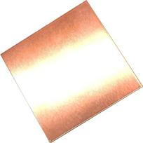 Plokščias lapas 99,9 % gryno vario Cu metalo supjaustyti metalo drožyba dekoravimo menas graviravimo kvadratinių medžiagų (dydis: 4x100x100mm)