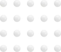 QUARKZMAN 200Stk POM Kugellagerkugeln 9/32" 7.1mm Solide Kunststofflagerkugeln Präzisions POM Kugeln