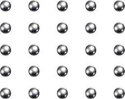 QUARKZMAN tikslieji rutuliukai 2 mm skersmens 316L nerūdijančiojo plieno guoliams Pakuotė 220 vnt.