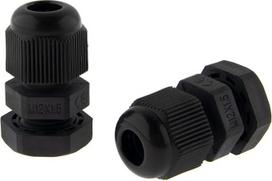 Seki 10 x kabelių įvorės M12 3-6,5 mm, juodos spalvos, metrinis kabelių įvorės, pilkos spalvos (RAL7035)