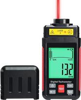 Skaitmeninis bekontaktis tachometras su dviem matavimo režimais 10-99999 apsukų per minutę, didelio tikslumo lazerinis fotoelektrinis aptikimas su LCD ekranu, atspindinčia juostele, skirtas pramonei ir automobiliams