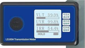 Tönungsmesser, Ls160 Automobilinis saulės plėvelės testeris Ls160a Fenster Transmission Meter Messen VLT UV blokavimo greitis atmetimas (LS160A)