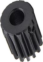 Worm Gear, Gear Shaft, 1/2/5/10/20 Pieces 1M 12T Spur Gear Pinion Bore 6 mm Surface Black Mod 1 Tooth 12 Outer Diameter 14 mm 45#Steel (Size : 6 mm, Color : 12T (2