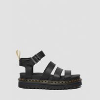 Dr. Martens VEGAN BLAIRE STRAP SANDALS Black Felix Rub Off - Dydis 38 (23806001 Basutės)