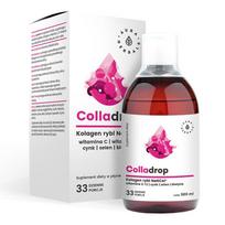 AURA HERBALS Colladrop - NatiCol žuvų kolagenas su vitaminu C skystoje formoje - 500 ml