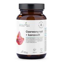AURA HERBALS raudonieji ryžiai ir artišokai - 60 kapsulių