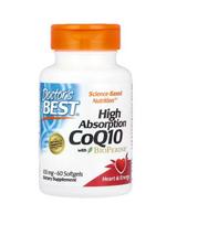 DOCTOR'S BEST kofermentas Q10 100 mg ir piperinas BioPerine - 60 kapsulių