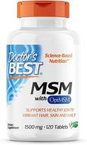 Doctor’s Best MSM su OptiMSM - 120 tablečių