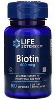 LIFE EXTENSION Biotinas - 100 kapsulių
