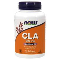 NOW FOODS CLA 800 mg - konjuguota linolo rūgštis iš dygminų sėklų aliejaus - 90 kapsulių