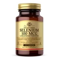 SOLGAR Selenium (be mielių) - Selenas (be mielių) 100 mcg - 100 tablečių