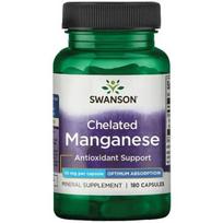 SWANSON Albion mangano chelatas 10 mg - 180 kapsulių