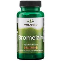 SWANSON Bromelain Maksimalus stiprumas - 60 kapsulių