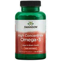 SWANSON didelės koncentracijos Omega 3 - 570 mg - 120 kapsulių