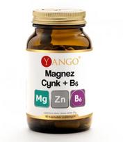 YANGO Magnis + Cinkas + Vitaminas B6 - 90 kapsulių