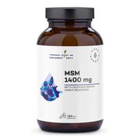 AURA HERBALS MSM 1400 mg, organinė siera - 120 kapsulių