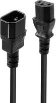 Lindy CABLE POWER EXTENSION/C14 TO C13 1M 30321 LINDY