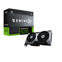 MSI GeForce RTX 5070 12G VENTUS 2X OC | NVIDIA | 12GB | GeForce RTX 5070 | GDDR7 | 1 HDMI port | PCI Express Gen 5