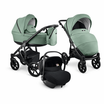 MILLI universalus vežimėlis MOON 3in1, Mint, 5903357317263(carseat)