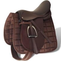 Jojimo Balno Komplektas, Natūrali Oda, Rudas, 16, 14 cm, 5-in-1