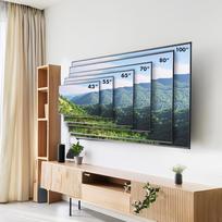 Maclean MC-422 TV Wall Mount Heavy Duty 43"-100" max VESA 800x400 120kg Tilting +/-15° Bracket Holder Hanger with Spirit Level