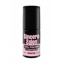 Sincero Salon Glass Fiber Base Coat Stiklo pluošto gelinio nagų lako pagrindas, Natural Rose