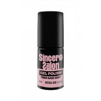 Sincero Salon Glass Fiber Base Coat Stiklo pluošto gelinio nagų lako pagrindas, Natural Skin