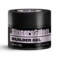 Sincero Salon Easy Fluid Builder Gel Maskuojantis gelis, Milky Foil