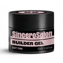 Sincero Salon Solid Builder Gel Daugiafunkcinis 4in1 gelis nagams, Soft pink
