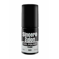 UV/LED Gel Polish Gelinis nagų lakas Flash Silver 3746