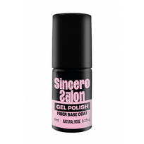 Glass Fiber Base Coat Stiklo pluošto gelinio nagų lako pagrindas Natural Rose