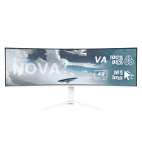 Arozzi Nova   49 "   VA   32:9   165 Hz   4 ms   5120 x 1440 pixels   350 cd/m²   HDMI ports quantity 2   White