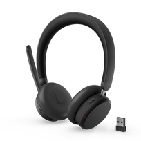 Lenovo Dual-Mode Wireless ANC Headset 6550 (USB-A, Teams)   4XD1S19777   Built-in microphone   Bluetooth   Black