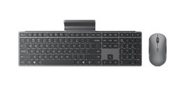 Lenovo   700 Modern Multi-Device   Keyboard and Mouse Set   Wireless   Mouse included   US   Bluetooth   Luna Grey