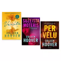 Colleen Hoover trilerių rinkinys: Veritė + Per vėlu + Sužeista moteris
