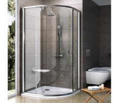 Ravak 37677U00Z1 - trijų dalių ketvirčio formos PIVOT dušo kabina 90x90 cm, satininė