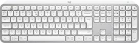 Logitech MX Keys S Belaidė klaviatūra, RF Wireless+Bluetooth, Illuminated, US Int, Pale Gray