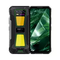 Oukitel WP58 Pro 6,7" Smartphone Dual SIM Android 15 5G USB Type-C 8GB 512GB 10000 mAh Juodas, Žalias