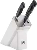 ZWILLING FOUR STAR 3 peilių rinkinys su savaiminio galandimo blokeliu, baltas
