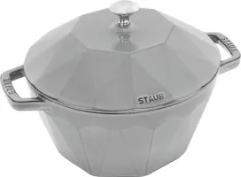 STAUB SPECIAL COCOTTE 2,8 l ketaus puodas „Diamond“, pilkos spalvos