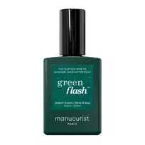 MANUCURIST_Green Flash LED gelinis nagų lakas „Shimmery Gold“ 15 ml
