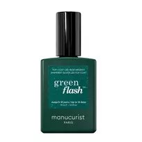 MANUCURIST_Green Flash LED gelinis nagų lakas „Shimmery Silver“ 15 ml