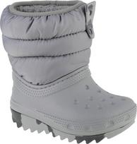 Crocs Crocs Classic Neo Puff Boot Toddler 207683-007 szary 23/24 | 207683-007 | 196265139699