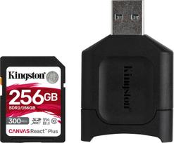 Karta Kingston Canvas React Plus SDXC 256GB Class 10 UHS-II/U3 V90 (MLPR2/256GB) | MLPR2/256GB | 0740617302974