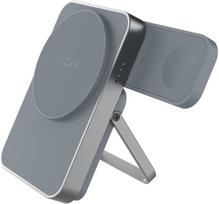 Fixed MagZen5 Stand ze zintegrowaną ładowarką Apple Watch i MagSafe, 5000 mAh szary | FIXZENMS-5-GR | 8591680188956
