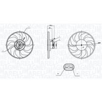 Ventiliatorius, radiatoriaus MAGNETI MARELLI 069422903010