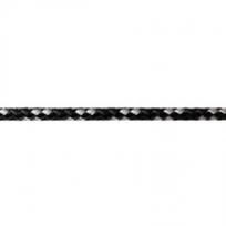Virvė ROBLINE 8-Plaited Dinghy 4mm Black/Silver