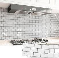 Lipnios Sienų Plytelės Plokštės Art3D Baltos Plytos 20 Vienetų 0,9 M², 30x15 cm