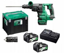 Akumuliatorinis suktuvas-gręžtuvas Hikoki Dh3628dc 36v Sds-plus 3.2j